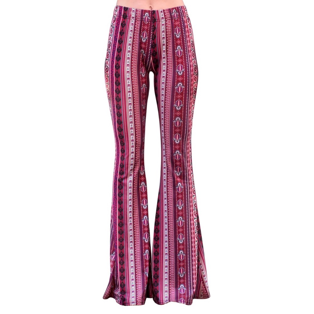 High Waisted Bell Bottom Flare Stretch Yoga Pants